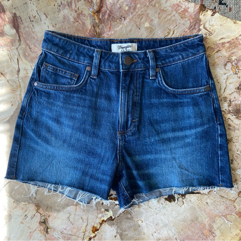 Wrangler High-Rise Denim Cutoff Shorts